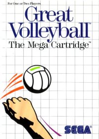 Great Volleyball Sega Master System US box art